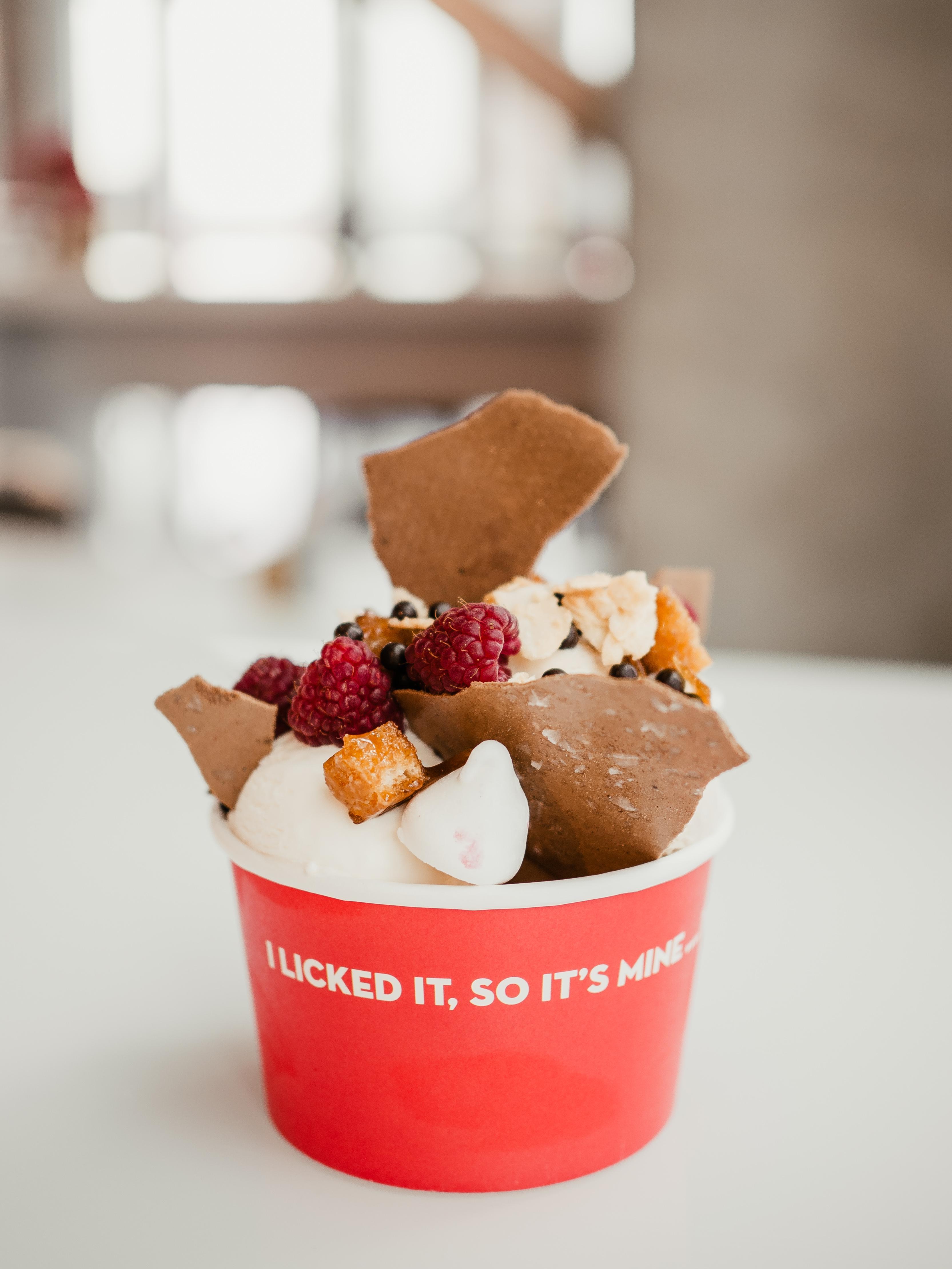 I licked it so it's mine ELVY ice cream bucket