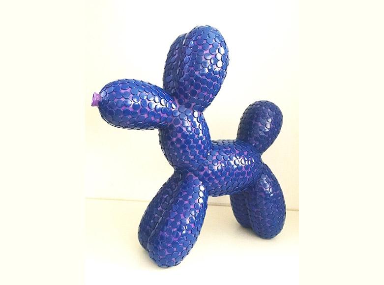 Koons Balloon Dog Peek-a-Boo Exhibition nhow Milano