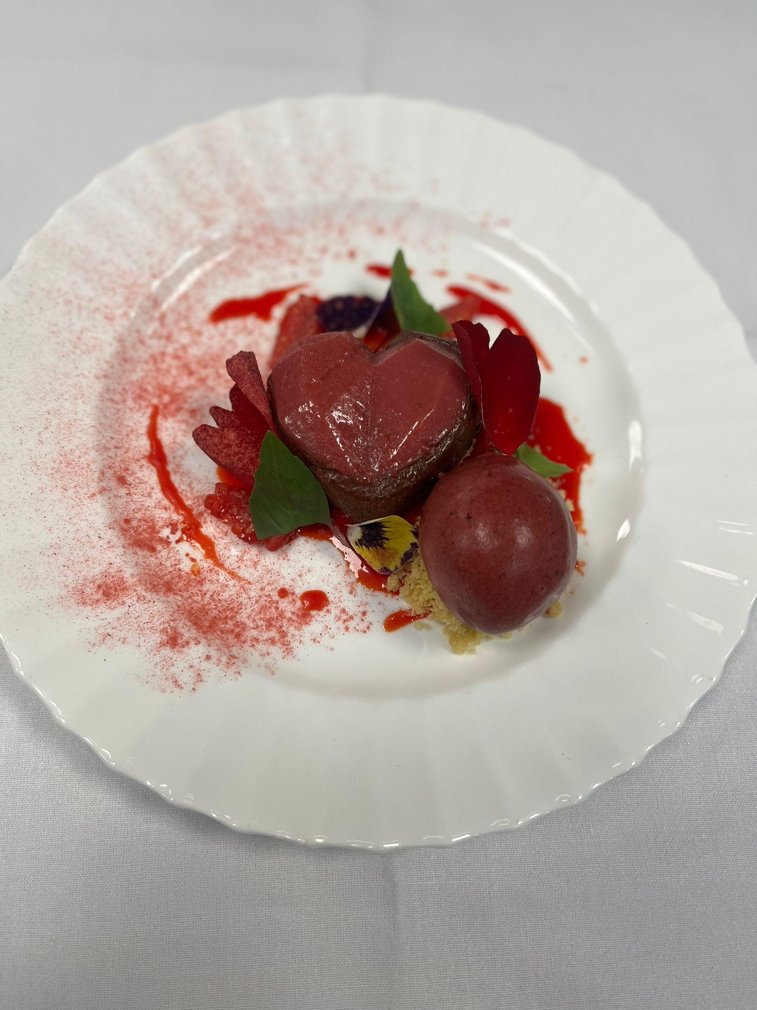 Valentine's pudding 2