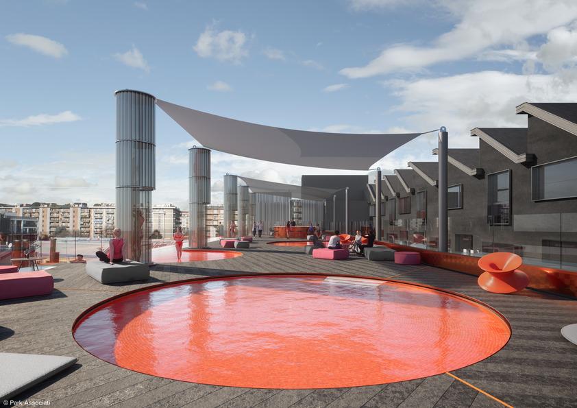 nhow_milano_render_swimming_pool_rooftop_vertigo_detail_pool_full nhow milano vertigo